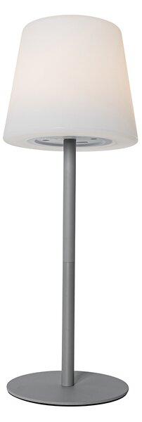 Set di 2 lampade da tavolo ricaricabili grigie 40 cm IP54 - Jude