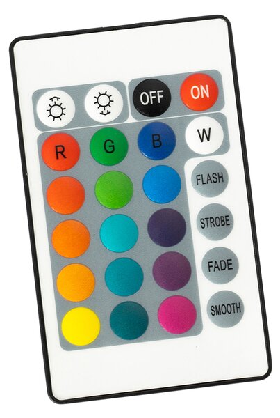Set di 2 lampade da tavolo bianche RGBW ricaricabili IP54 - Pion