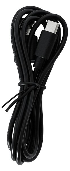 Lampada da tavolo ricaricabile nera con LED e dimmer IP54 - Jude