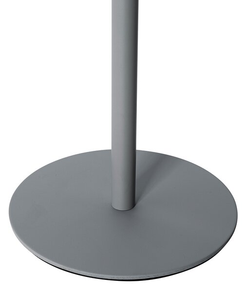 Lampada da tavolo grigia ricaricabile con LED e dimmer IP54 - Jude