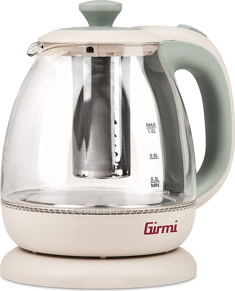 Girmi Bollitore Elettrico Tisaniera Crema e Verde - Bl4105