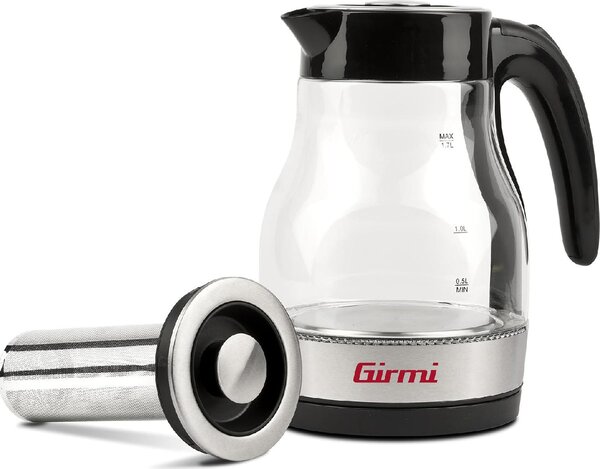 Girmi Bollitore Elettrico Tisaniera Capacit 1.7 Litri Potenza 2200 Watt con Filtro Smontabile - BL5100