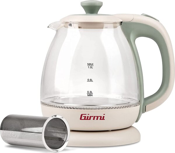 Girmi Bollitore Elettrico Tisaniera Crema e Verde - Bl4105