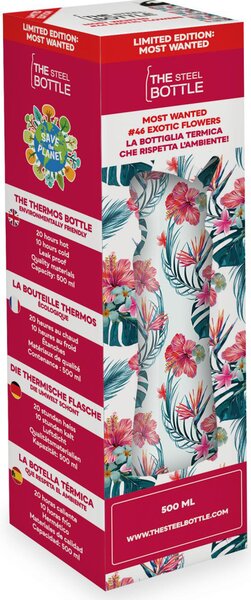 The Steel Bottle Borraccia Uso Quotidiano 500 ml Acciaio Multicolore - TSB.MW.46EXF