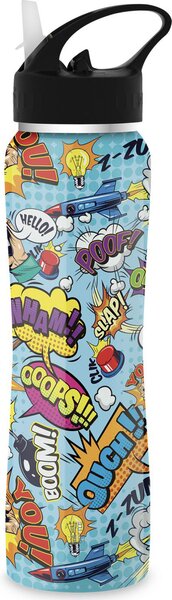 The Steel Bottle Borraccia Uso Quotidiano 500 ml Acciaio Multicolore - TSB.MW.43COM