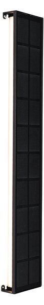 Lampada da parete per esterni nera 60 cm con LED dimmerabile a 4 livelli con solare - Serena
