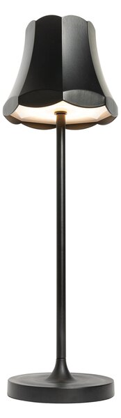 Set di 2 lampade da tavolo retrò nere ricaricabili IP44 - Granny