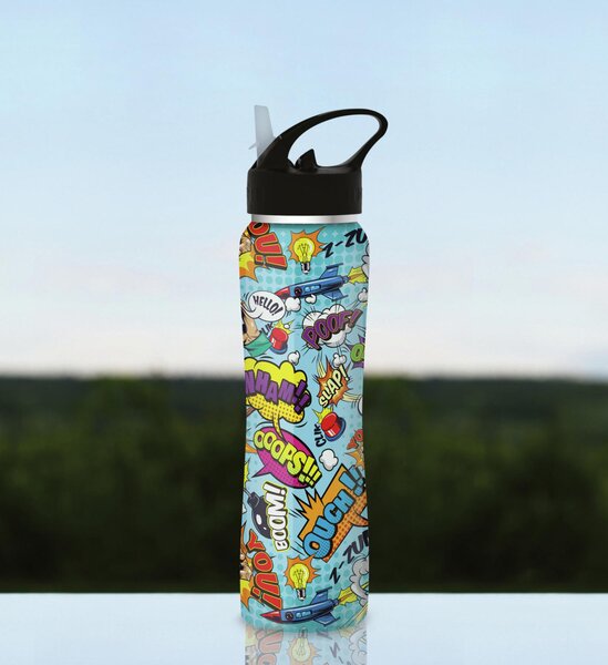 The Steel Bottle Borraccia Uso Quotidiano 500 ml Acciaio Multicolore - TSB.MW.43COM