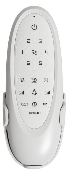 Ventilatore da soffitto per esterni nero 91,3 cm con LED dimmerabile con telecomando IP44 - Toledo