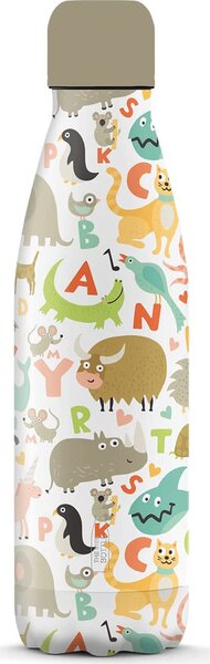 The Steel Bottle Bottiglia termica in Acciaio Inox 500 ml colore Animals