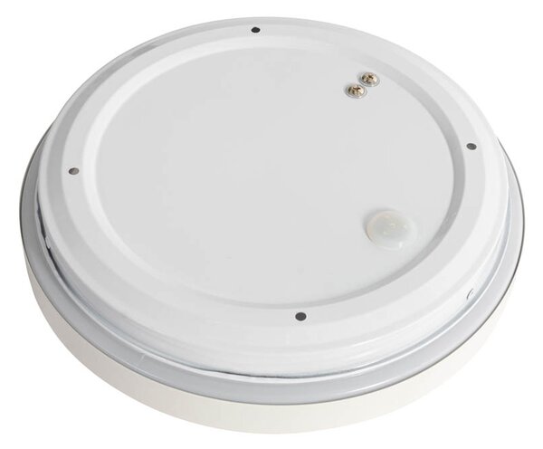 Plafoniera moderna bianca 25 cm IP44 - Walden