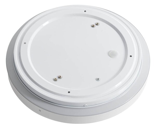 Plafoniera moderna bianca 35cm 2 luci IP44 - Walden