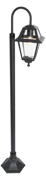 Lanterna da esterno classica nera 135 cm IP44 - Berta