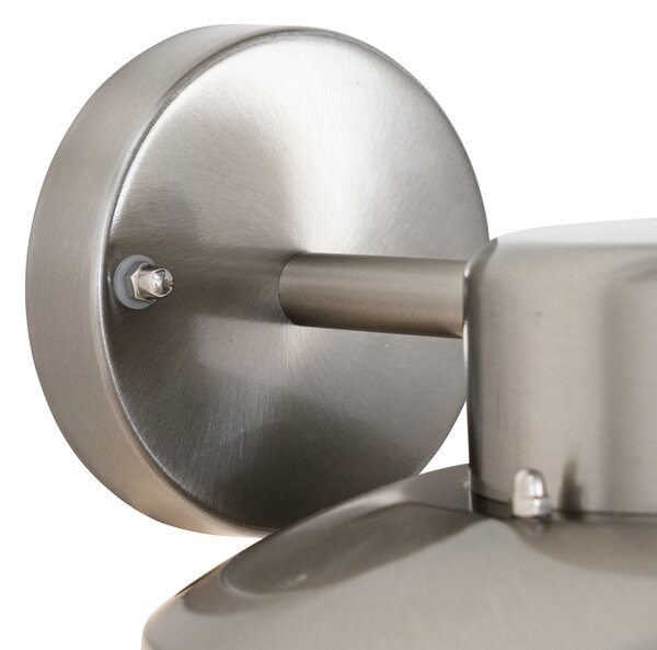 Lampada da parete industriale in acciaio IP44 - Shell