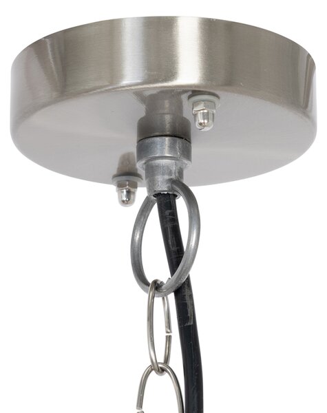 Lampada a sospensione industriale in acciaio IP44 - Shell