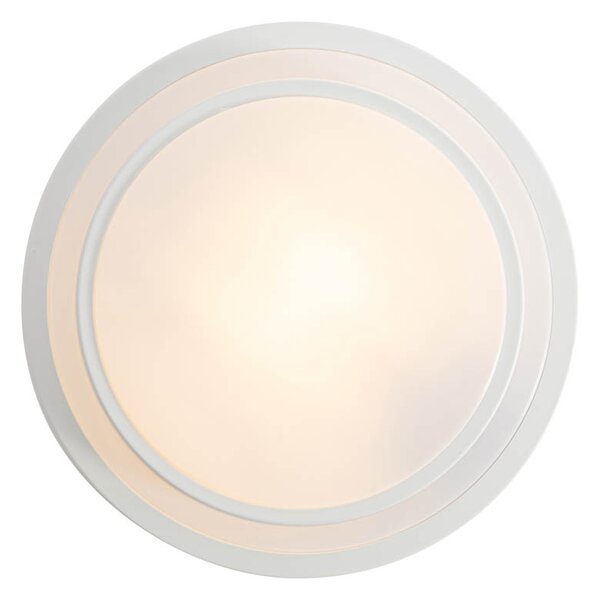Plafoniera moderna bianca 25 cm IP44 - Walden