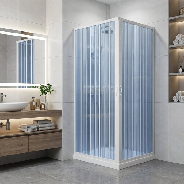 Fluxy Box Doccia a Due Porte Nilo cm 90x90 H 185 - BACQ2CONCC28900