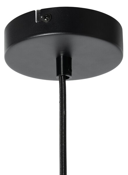 Lampada a sospensione Japandi in seta bianca 30 cm - Plu