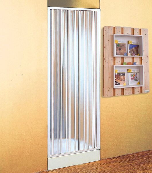 FORTE Box doccia Cabina doccia 1 lato Porta a soffietto in PVC Dimensioni 110 x 185h cm - BK121001 Point