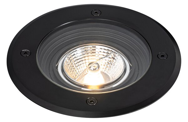 Set di 6 faretti a terra moderni neri AR70 orientabili IP65 - Delux