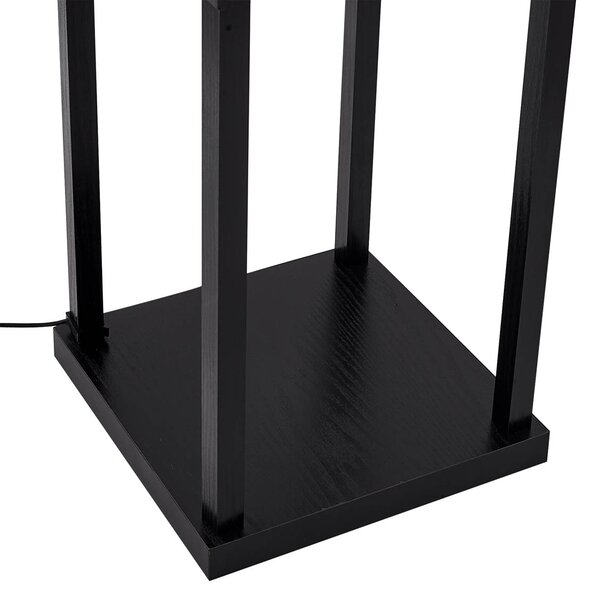 Lampada da terra design bianco e nero con LED integrati - Nea