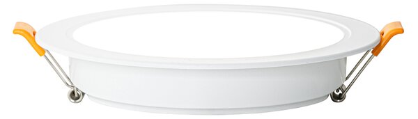 Set di 6 faretti da incasso bianchi 14,5 cm con LED regolabile in Kelvin con interruttore DIP - Stephanie