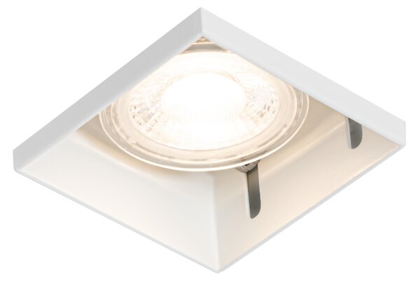 Set di 6 faretti incasso bianchi GU10 50mm senza cornice - Oneon