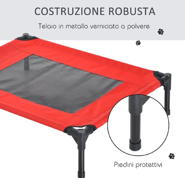 AllMyPets Brandina Cane Cuccia per Cani o Gatti Taglia Medio Piccola Estiva fino a 11kg da e da Rossa - 67D0