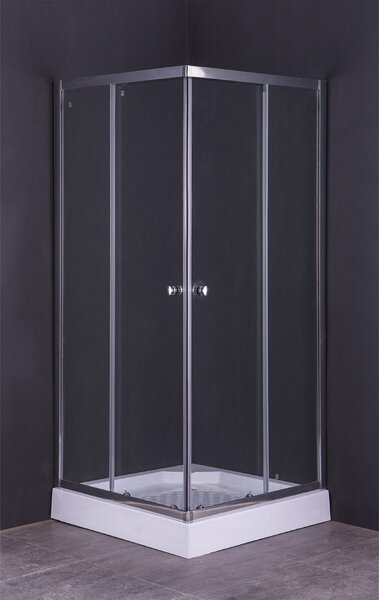 Fluxy Box Doccia Cristallo a Due Porte Giada cm 80x120 H 185 - SW8024 (80X120)