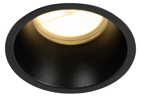 Set di 12 faretti incasso neri GU10 70mm IP44 - Dept