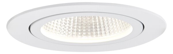 Set di 6 faretti da incasso bianchi 9,5 cm con LED 1300 lm dimmerabili IP65 - Gaius