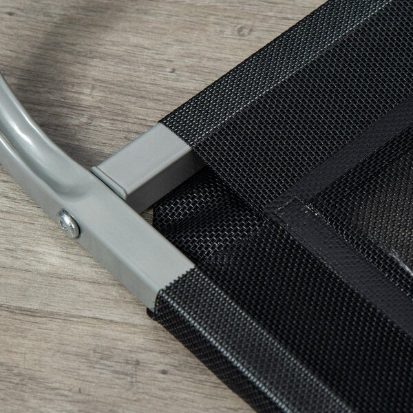 AllMyPets Brandina Cane Cuccia per Cani Taglia Grande Lettino con Tessuto Traspirante 130x90x20cm Nero - 064V03BKD04