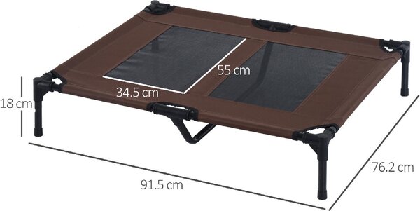 AllMyPets Brandina Cane Cuccia per Cani Taglia Medio Grandi Metallo e Tessuto Oxford Traspirante - 33D0
