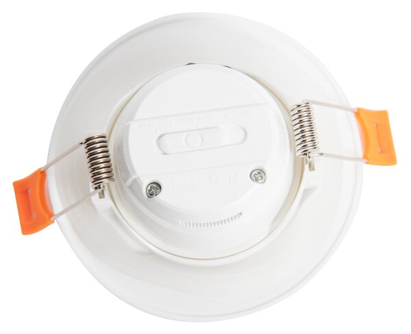 Set di 6 faretti da incasso bianchi con LED dimmerabile Dim to Warm 7W IP65 - Blanca