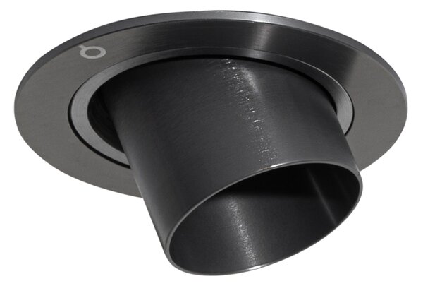 Faretto da incasso moderno canna di fucile GU10 35 mm rotondo orientabile - Installa