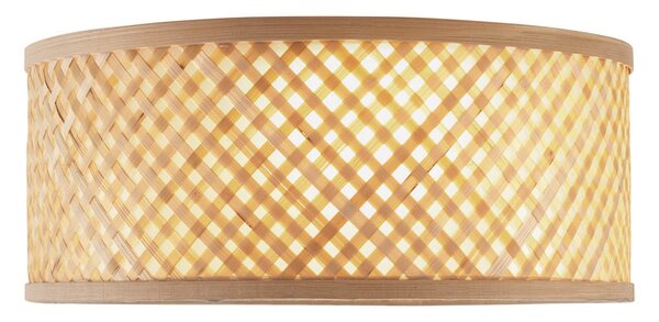 Lampada da soffitto in bambù orientale naturale 30 cm - Tremmo