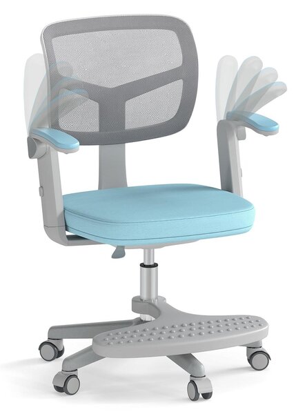 Sedia da scrivania per bambini FANTASK, sedia girevole regolabile in altezza, ergonomica