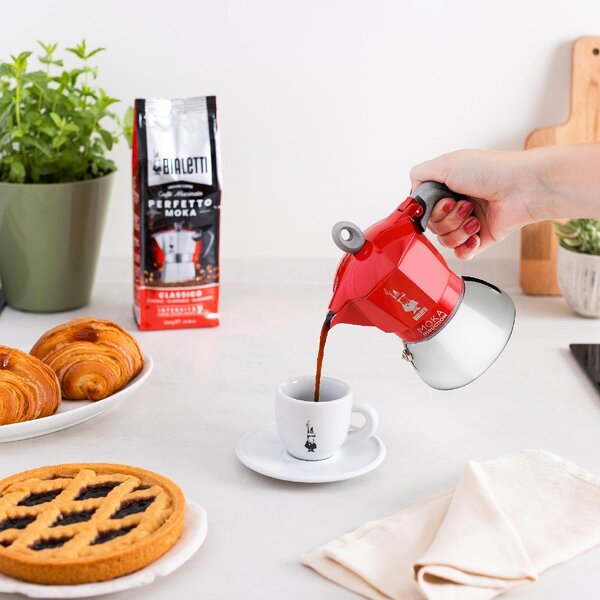 Bialetti Caffettiera Moka Induzione 0.16 lt Alluminio - 6944