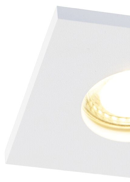 Set di 6 faretti da incasso moderni bianchi per bagno - Doku