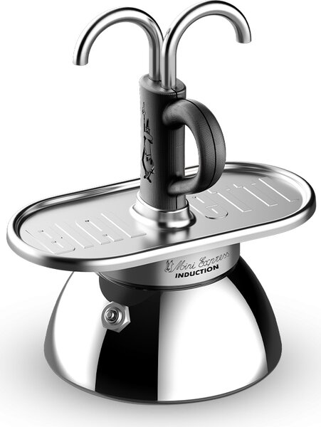 Bialetti Caffettiera Manuale colore Argento - Mini Express Induction 0007310