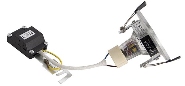 Set di 6 faretti da incasso moderni in acciaio rotondi IP44 - Xena
