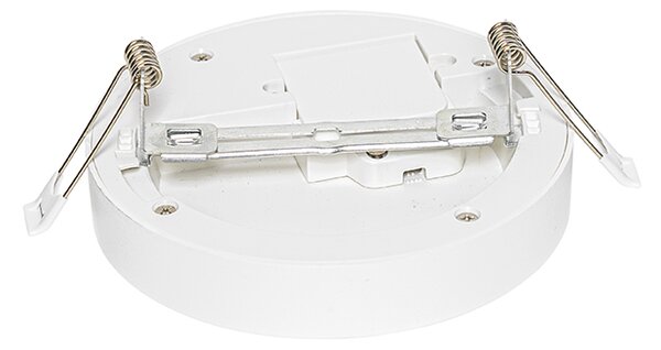 Set di 6 faretti da incasso o a plafone bianchi 14 cm con LED dimmerabile a 3 livelli con interruttore DIP - Trans