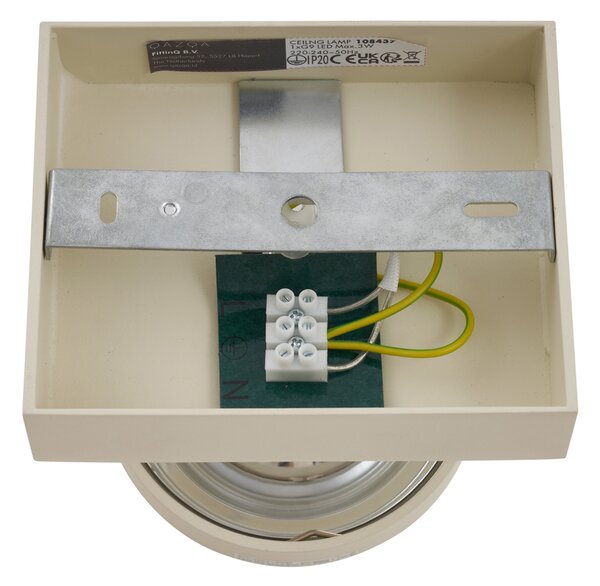 Faretto da soffitto moderno beige G9 rotondo girevole e orientabile - Go