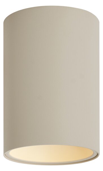 Set di 4 faretti moderni beige da superficie GU10 50mm rotondi - Deep