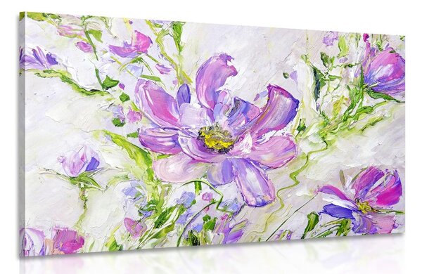 Stampa su tela – Fiori dipinti dell'estate