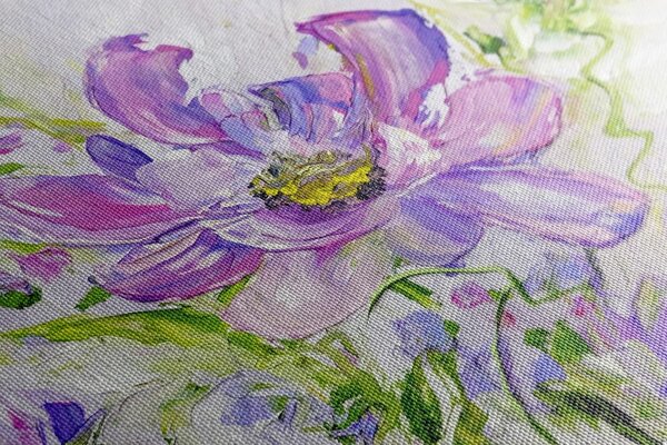 Stampa su tela – Fiori dipinti dell'estate