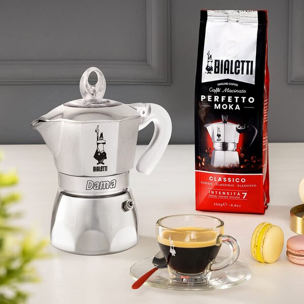 Bialetti Caffettiera Moka Dama Pure Ice - 2273