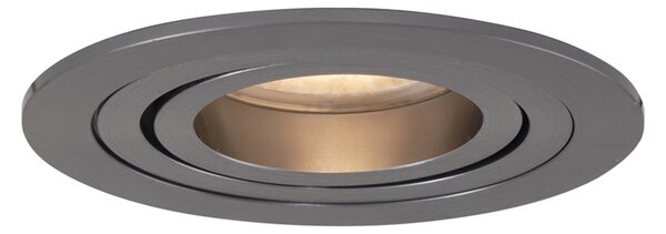 Faretto da incasso moderno canna di fucile GU10 50 mm rotondo orientabile - Rondoo