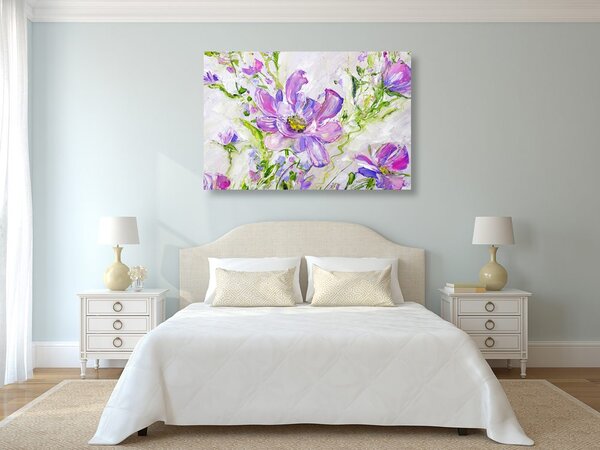 Stampa su tela – Fiori dipinti dell'estate