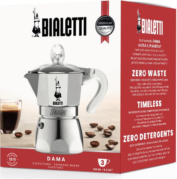 Bialetti Caffettiera Moka Dama Pure Ice - 2273
